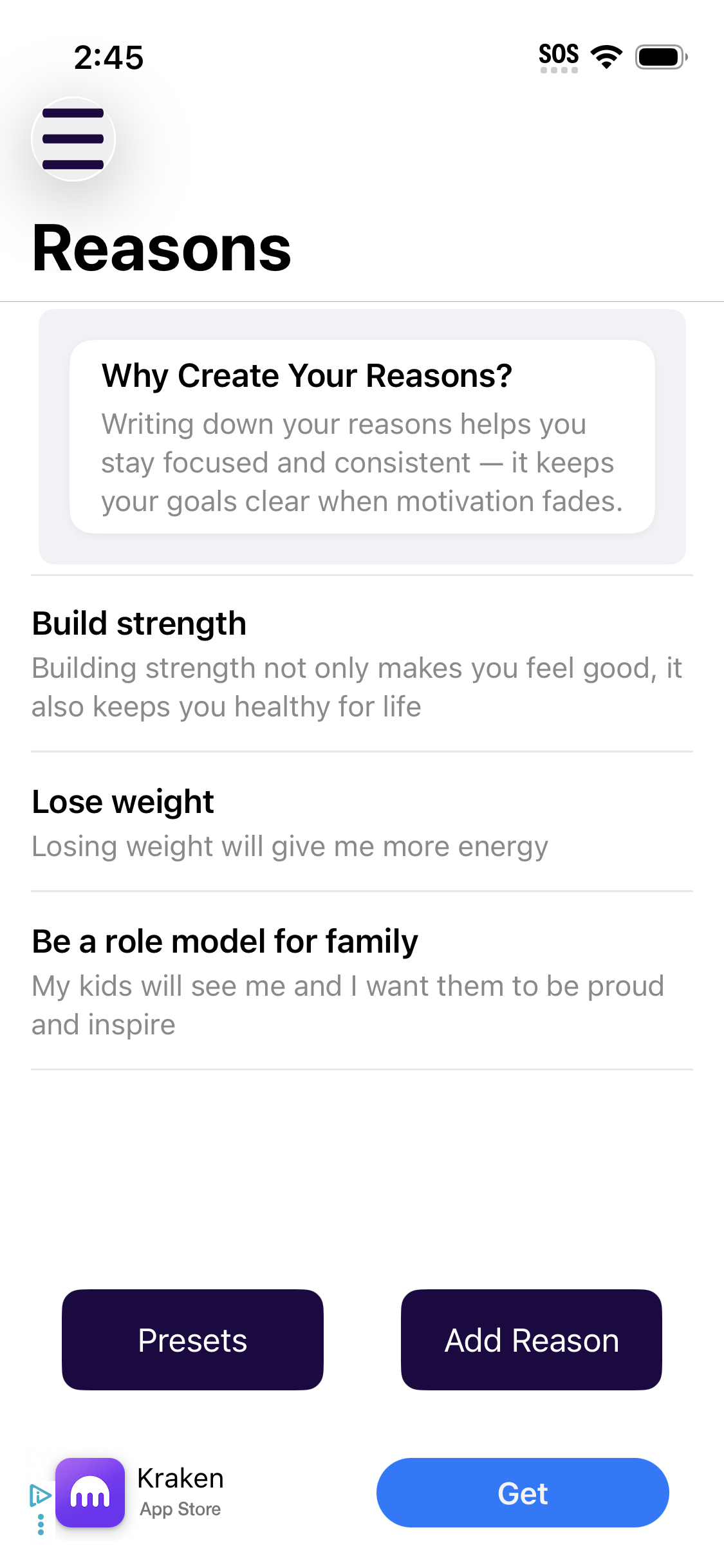 Reasons to workout